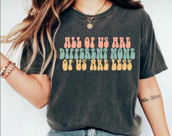 Disability Awareness T-Shirt: Inclusion Matters, SPED Teacher Shirt