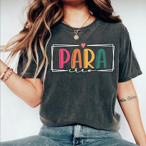 Para Crew Shirt: Teacher Aide T-Shirt, Education Support Team