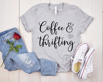 Coffee and Thrifting Shirt: Flea Market Lover Tee