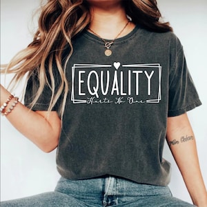 Equality Hurts No One Shirt: Social Justice LGBTQ Rights Tee