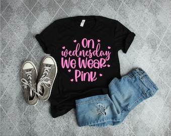 On Wednesday We Wear Pink Shirt: Mean Girls Inspired Tee