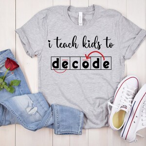 Decoding Teacher Shirt: Reading Specialist Tee, Science of Reading