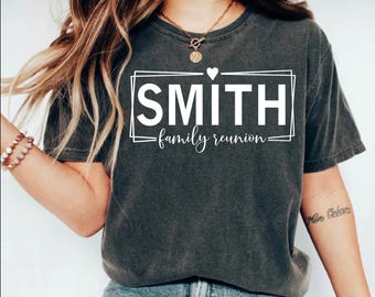 Custom Family Reunion T-Shirt: Personalized Team Gathering Wear