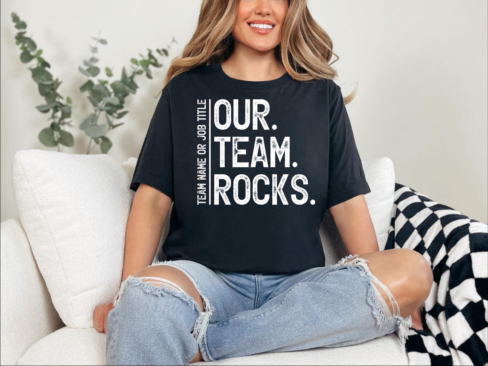 Designer Team Rocks Customize Team Rocks T-shirt: Personalized Work Team Shirt - Etsy