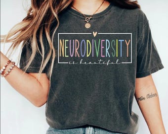 Neurodiversity Shirt, Autism Acceptance, Autism Awareness Tee, Autism Mom Shirt, Sped Teacher Shirt, Spread Kindness, Mental Health Tee