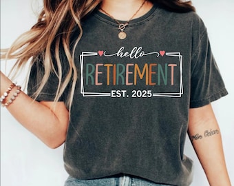 Hello Retirement 2026 T-Shirt: Unisex Jersey Tee