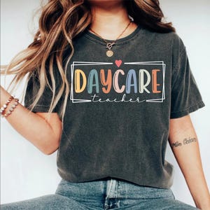 Daycare Vibes Shirt, Daycare Teacher Shirts, Daycare Crew Shirts, Infant Daycare Teacher Shirt, Retro Daycare Tee, Daycare Teacher Gift