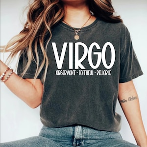 Virgo Shirt, Virgo Zodiac Shirt, Virgo Gift, Virgo Astrology Shirt, Zodiac Virgo Tee, Virgo Birthday Shirt, Virgo Girl, Virgo Sign Shirt