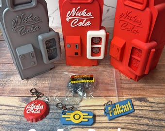 Nuka Cola Vending Machine-Fanart-Themed Commander Deck box, MTG