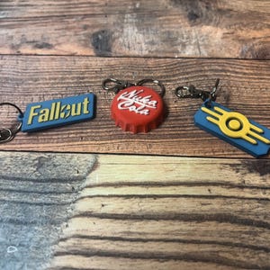 Fallout Inspired Keychains- Fanart