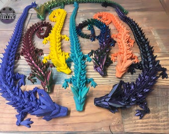 Dragon-Crystal Dragon-3d printed