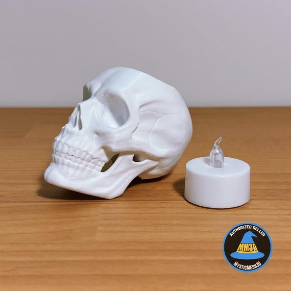Skull LED Candle Holder- Tea Lights