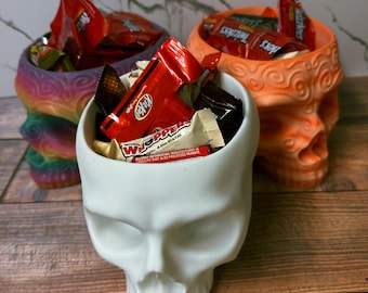 Halloween Skull Bowl- Candy Bowl