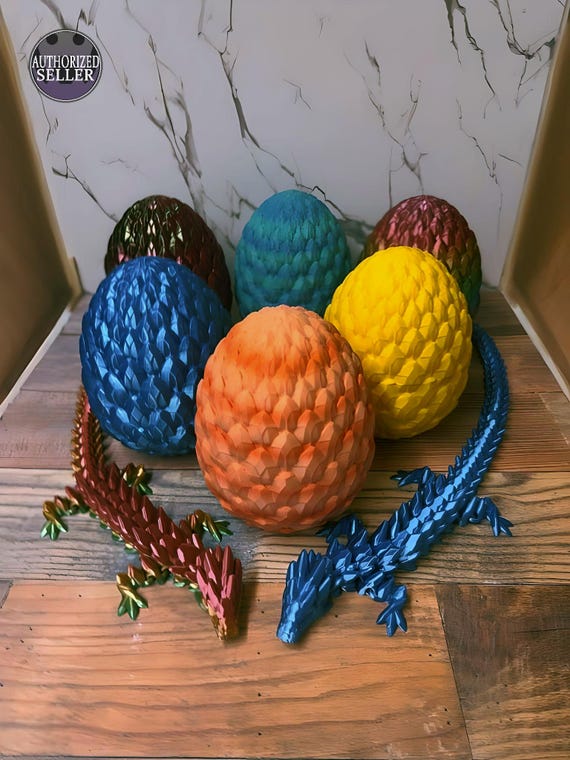 Dragon Egg With Dragon - Gem Dragon