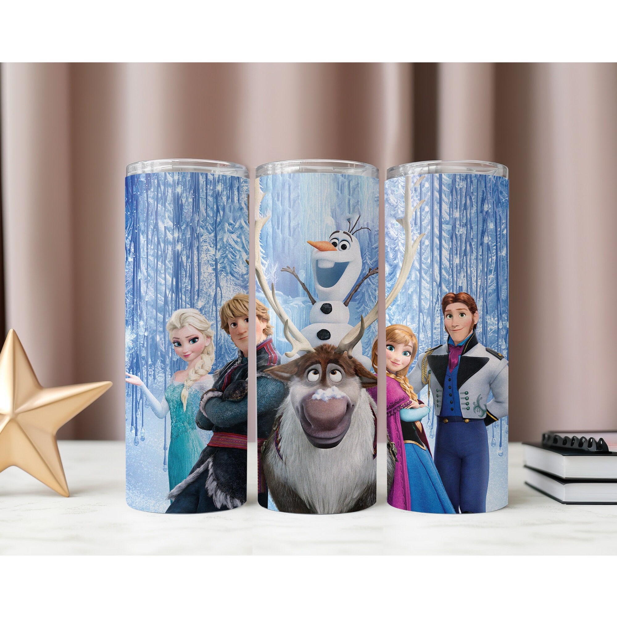 Zak Disney Frozen Elsa And Olaf Stainless Steel Water Bottle 15.5 Oz., Water  Bottles, Sports & Outdoors