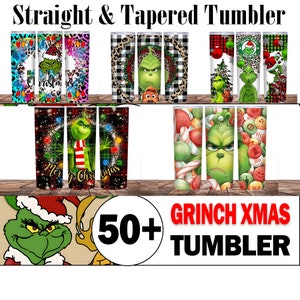GRINCH AND HIS DOG SKINNY TUMBLER – TOP Engraving
