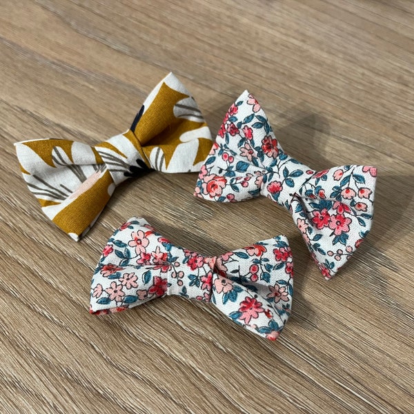 Barrettes noeud papillon