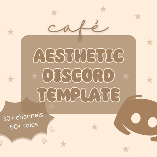 Cafe Theme Discord Etsy
