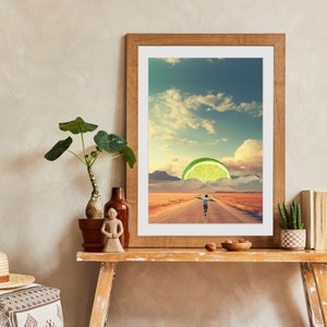 Surreal Vintage Collage Art | Landscape | Retro Poster | Home Decor | Trippy Art | PRINTABLE Wall Art | INSTANT Download
