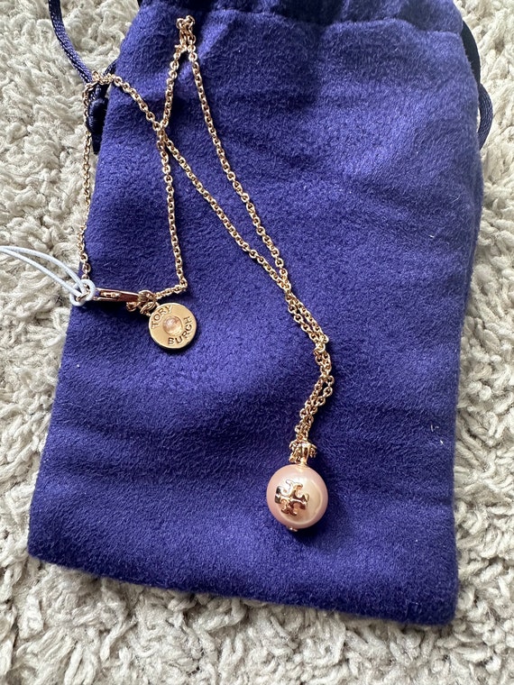 Tory burch store gold necklace