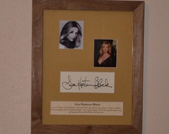 Lisa Hartman Black Signed and Framed Photo (Trusted Source)