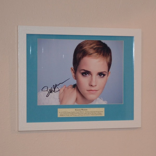 Emma Watson Signed and Framed Photo (Trusted Source)