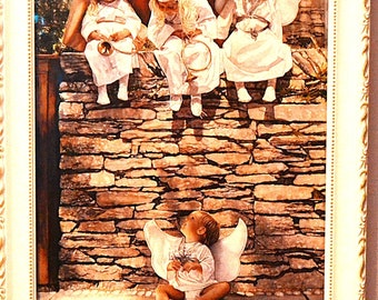 Steve Hanks' "The Newest Angel" Custom Framed Limited Edition Print