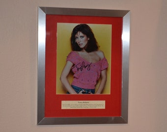 Signed Tanya Roberts Framed Photo (Trusted Source)