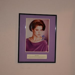 Signed Ally Sheedy Framed Photograph  (Trusted Source)
