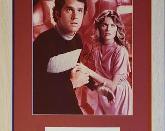 Zeldzaam: ingelijste foto van Cast-Signed Logan's Run (1977)