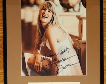 Gesigneerde ingelijste foto Laura Dern (vertrouwde bron)
