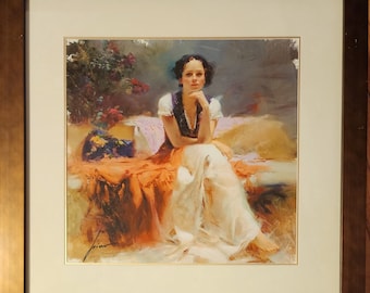 Pino "First Glance" Signed Limited Edition (108 / 295) Framed Print