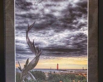 Gesigneerde Kenosha By Kipper-foto - vuurtoren