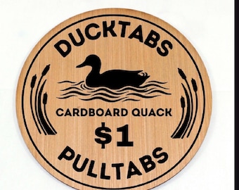 Custom logo on 6” birch plywood round. 1/2” thick. Qty 100 rounds
