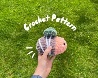 Chocolate Covered Strawberry Bee Crochet Amigurumi Pattern PDF Download | Valentines Bee Crochet Pattern