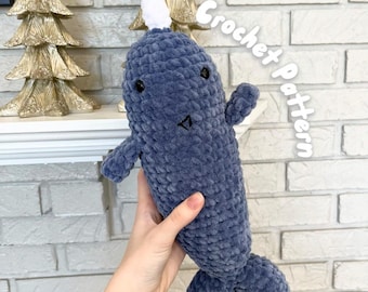 Mr. Narwhal Crochet Amigurumi Pattern (Elf)