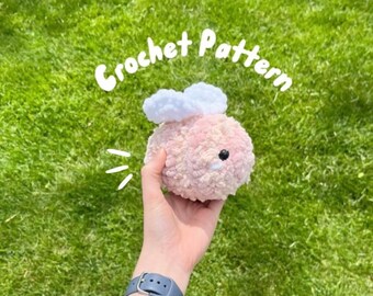 Fuzzy Valentines Bee Crochet Pattern