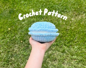 French Macaron Crochet Amigurumi Pattern