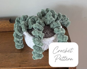 Modèle de crochet de plante en spirale