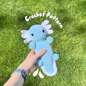Axolotl Crochet Pattern Axolotl Amigurumi Pattern Digital PDF Download Instant Download