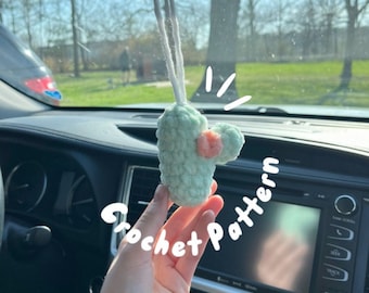 Cactus Plush Car Hanger Crochet Pattern