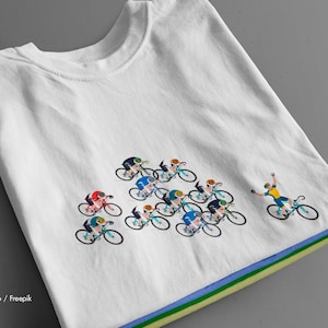 The sprinter, Cycling T-shirt for true bike riders, T-shirt for cyclist and bikers that love bicycles, Velo