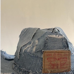 Denim cowboy hat