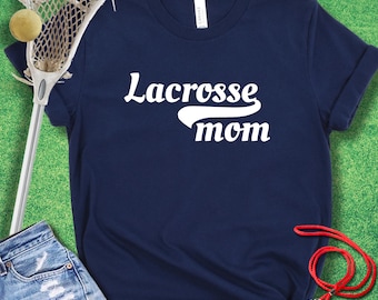 Lacrosse Mom Vintage Style T-Shirt, Lacrosse Mom Shirt, Gift for Lacrosse Mom, Game Day Shirt Lacrosse, Lacrosse Shirt for Lacrosse Mom