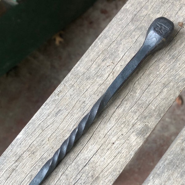 Ball End Hair Pin/ French Pin  *Hand Forged*