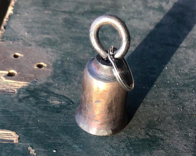 Hand Forged * Motorcycle Guardian Angel Bell