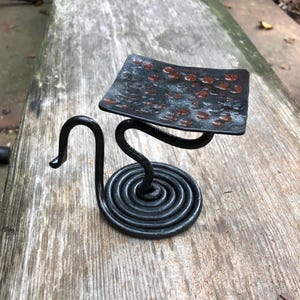 Spiral Base *Hand-Forged Votive Candle Holder