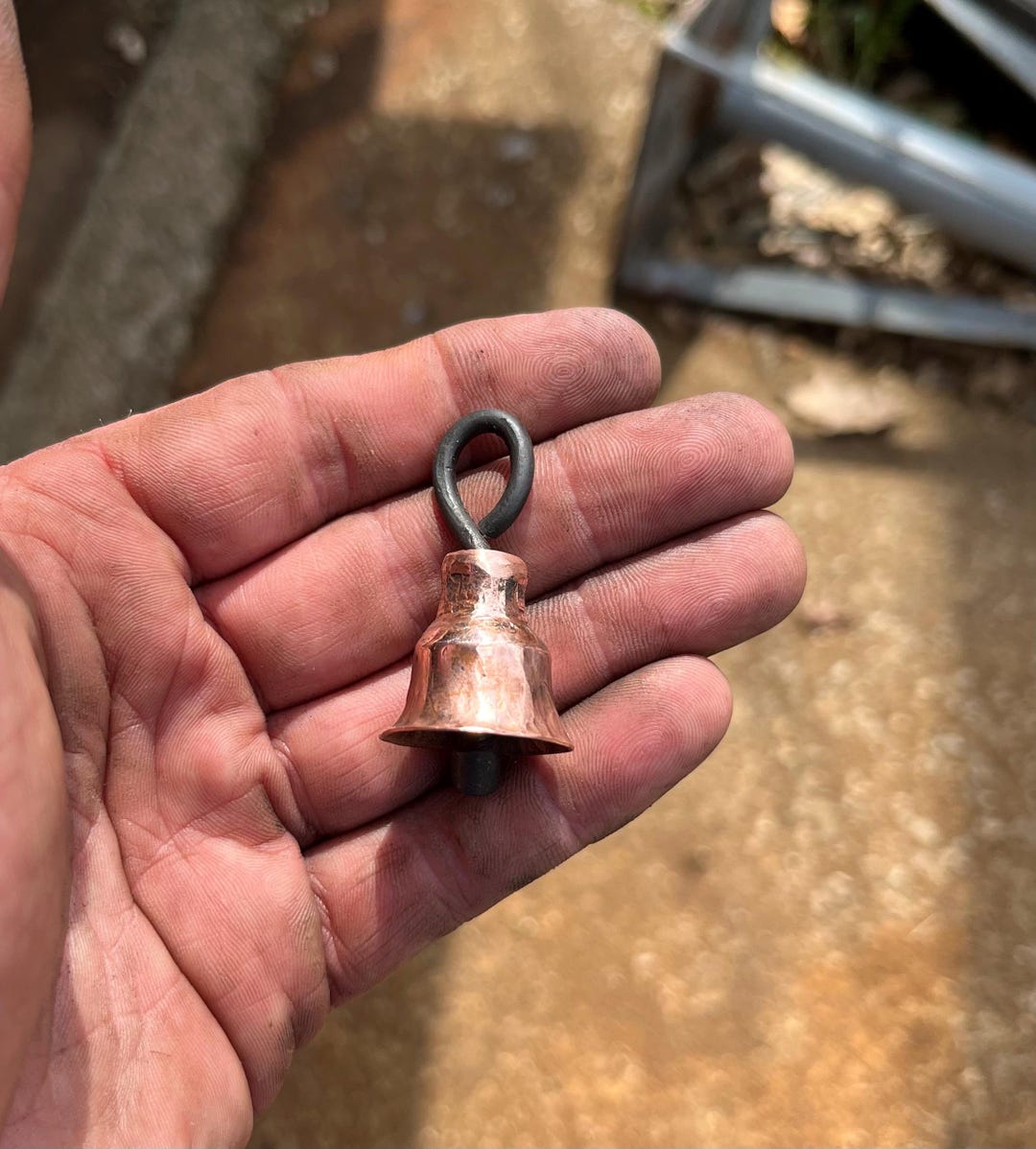 Motorcycle Guardian Angel Bell * COPPER * Hand Forged - Etsy