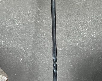 Grill Fork - Hand Forged withTwist and wrapped handle
