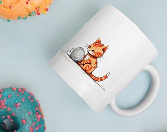Orange Cat Coffee Mug